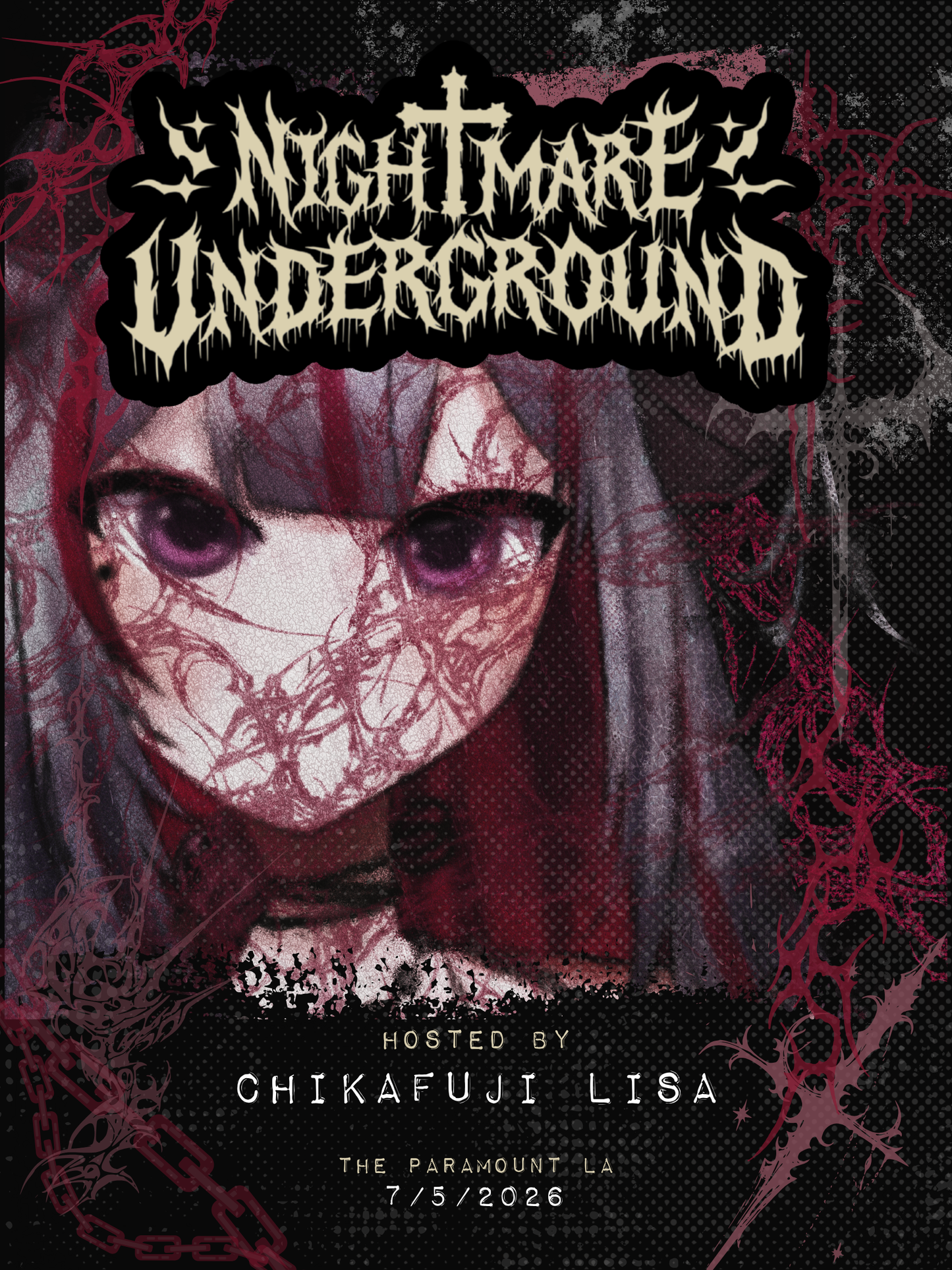 Limited edition Nightmare Underground Poster *SIGNED*